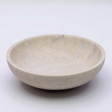 Luno Terra - Schale aus massivem Travertin