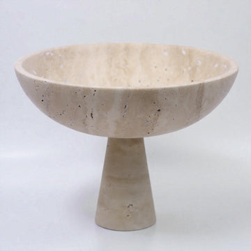 Solon Terra - Schale aus Travertin