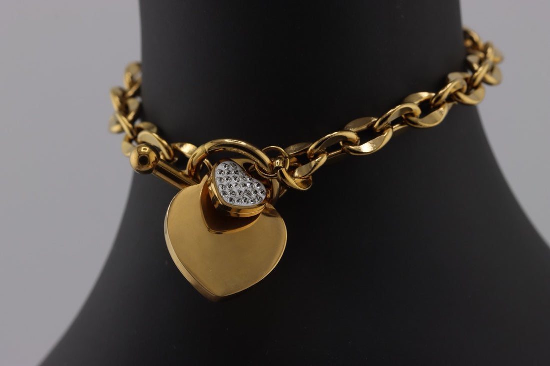 Radiant Heart Charm Bracelet