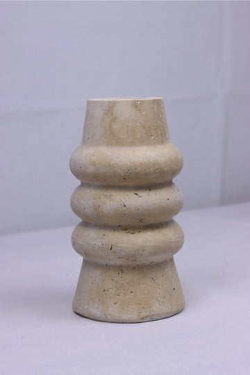 Travertine Vase Ribbo