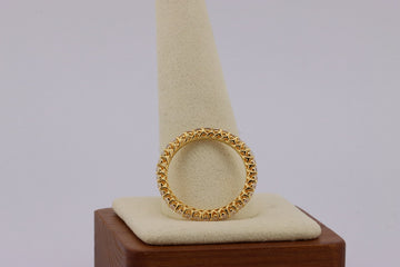 Infinity Gold Crown Sparkle Ring