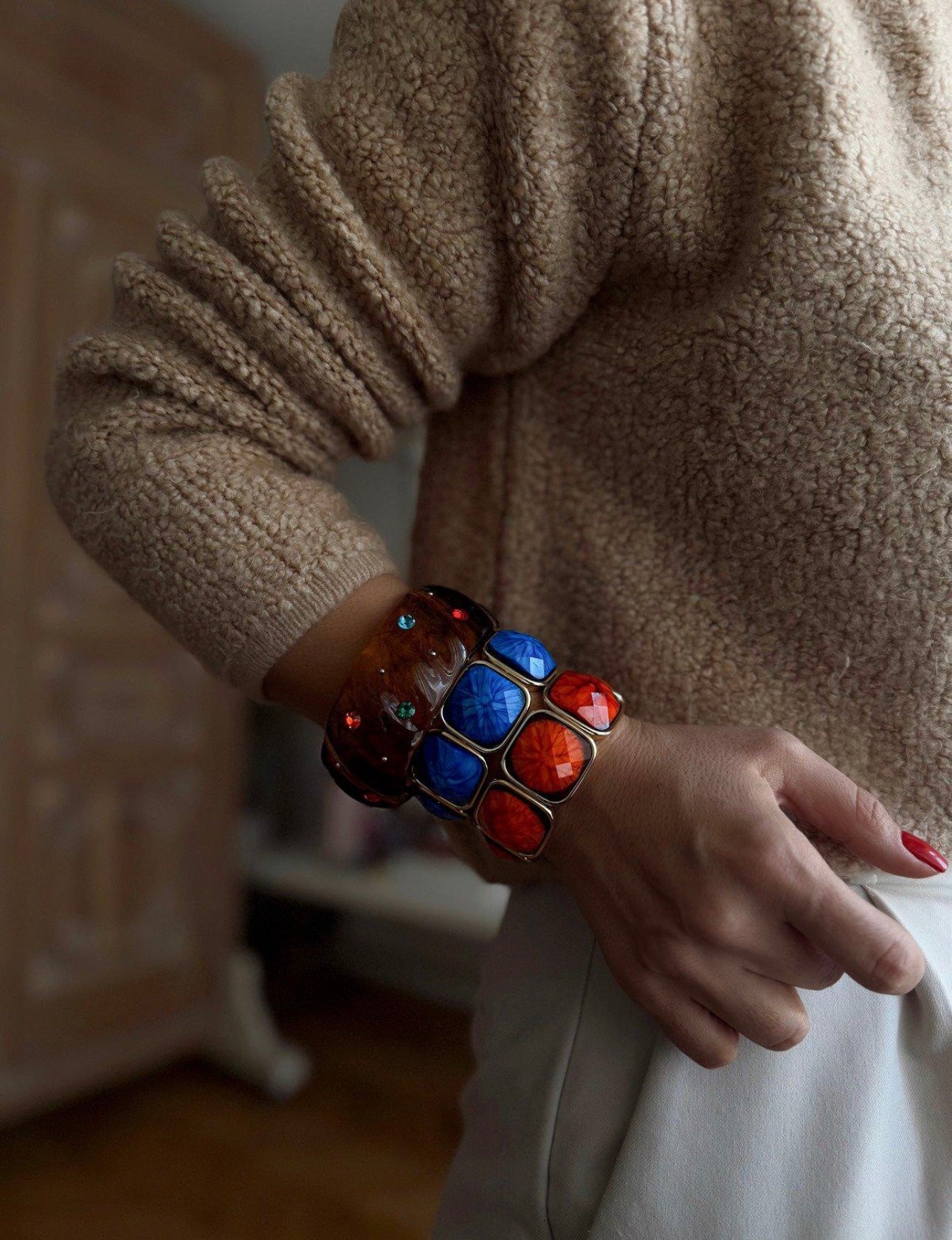 "Azure Elegance Bracelet"