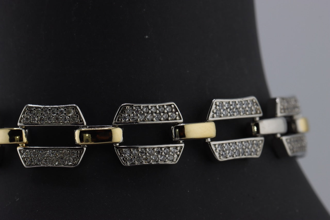 Twisted Silver Bangle