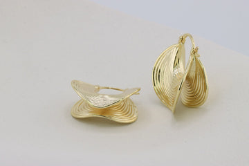 Golden Whirlwind Earrings
