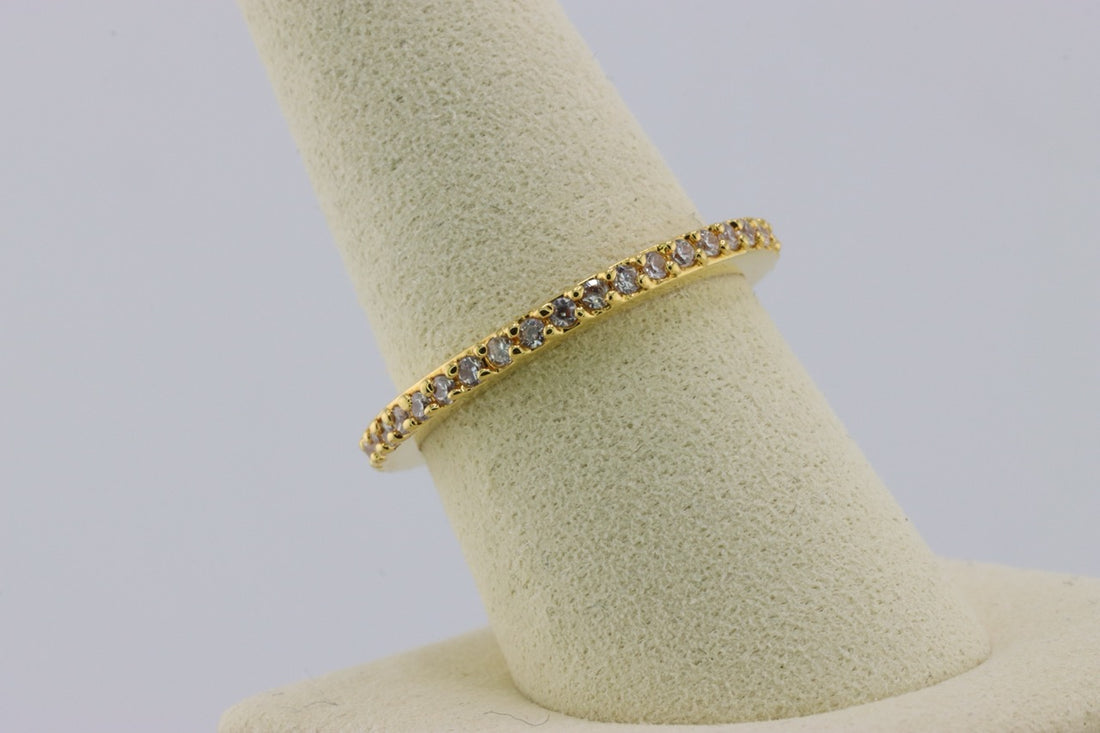 Infinity Golden Eternity Ring