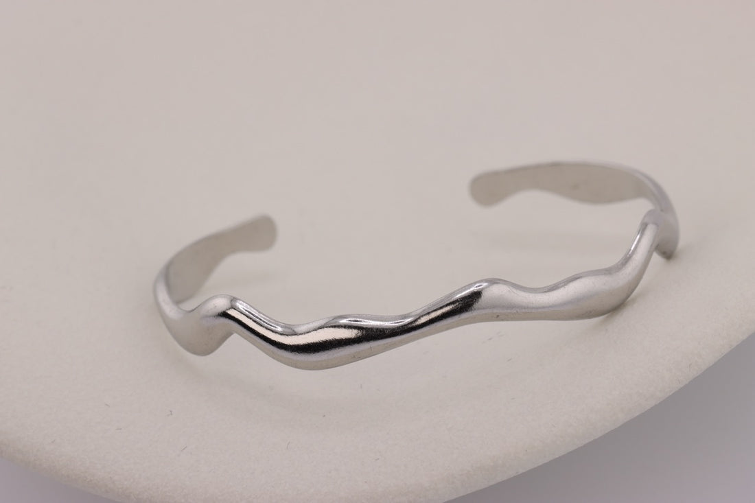 Geometric Silver Cuff