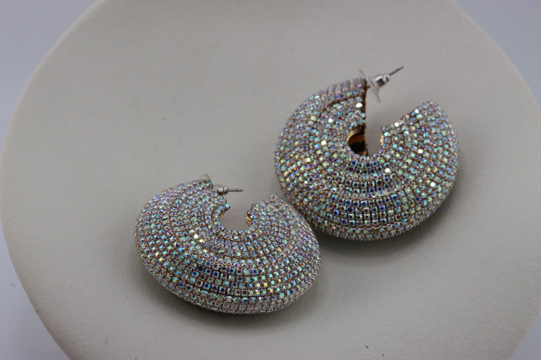 Radiant Crescent Hoops