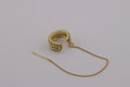 Spiral Drop Gold Ear Cuff