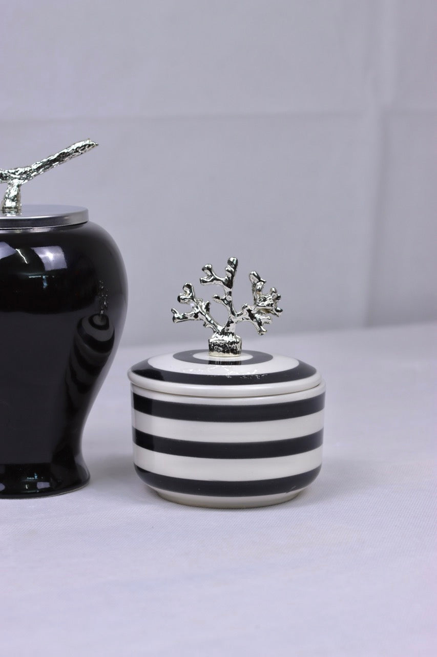 Nature Icons Duo - Midnight Black (Silber)