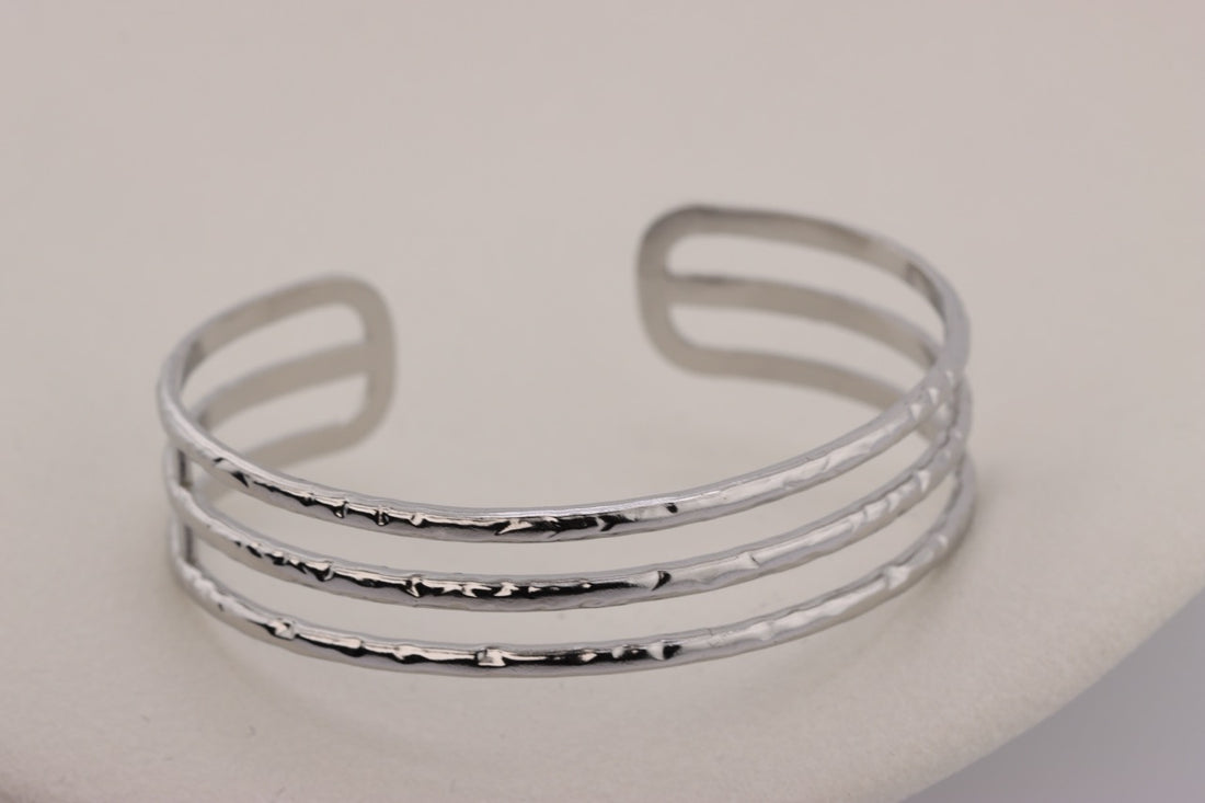"Triple Band Elegance Cuff"