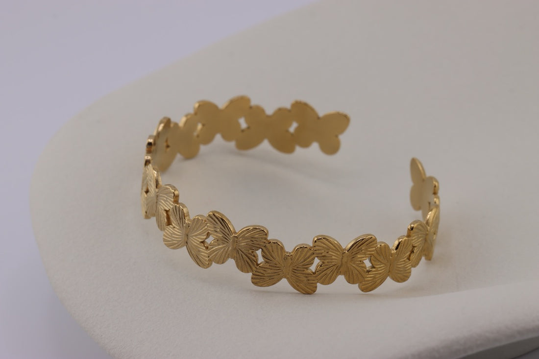 "Golden Butterfly Bracelet"