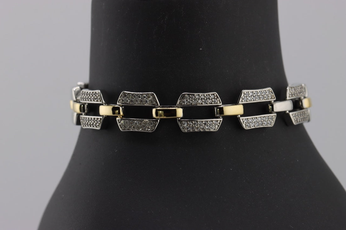 Twisted Silver Bangle