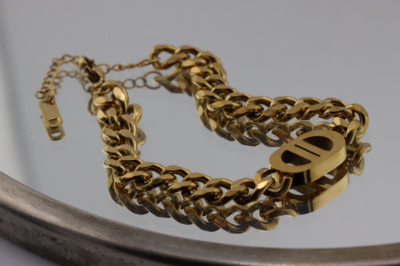 "Golden Embrace Bracelet"