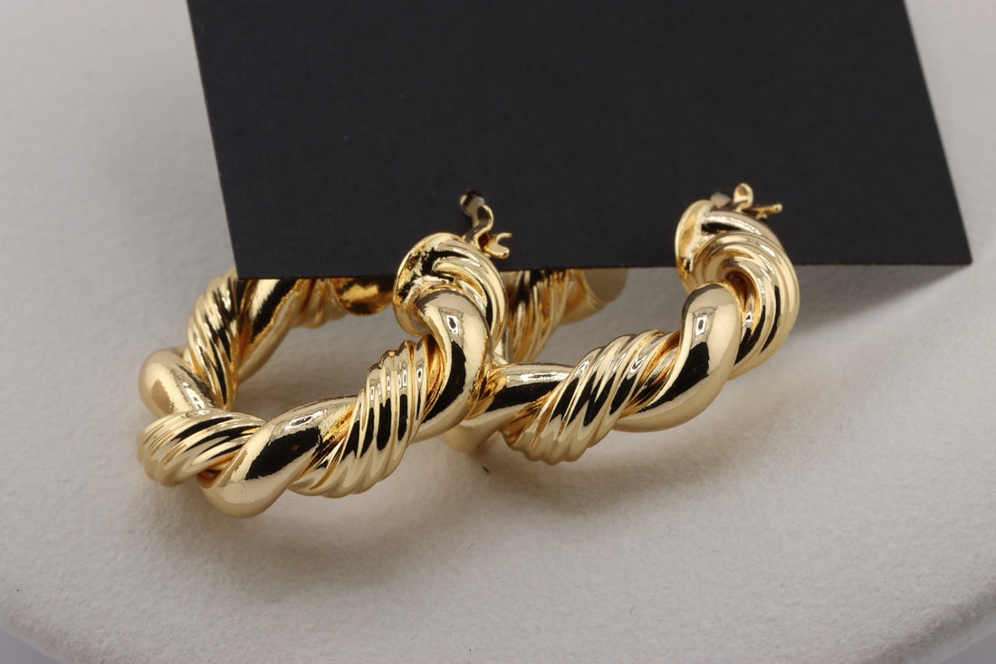 Eternal Twist Hoops