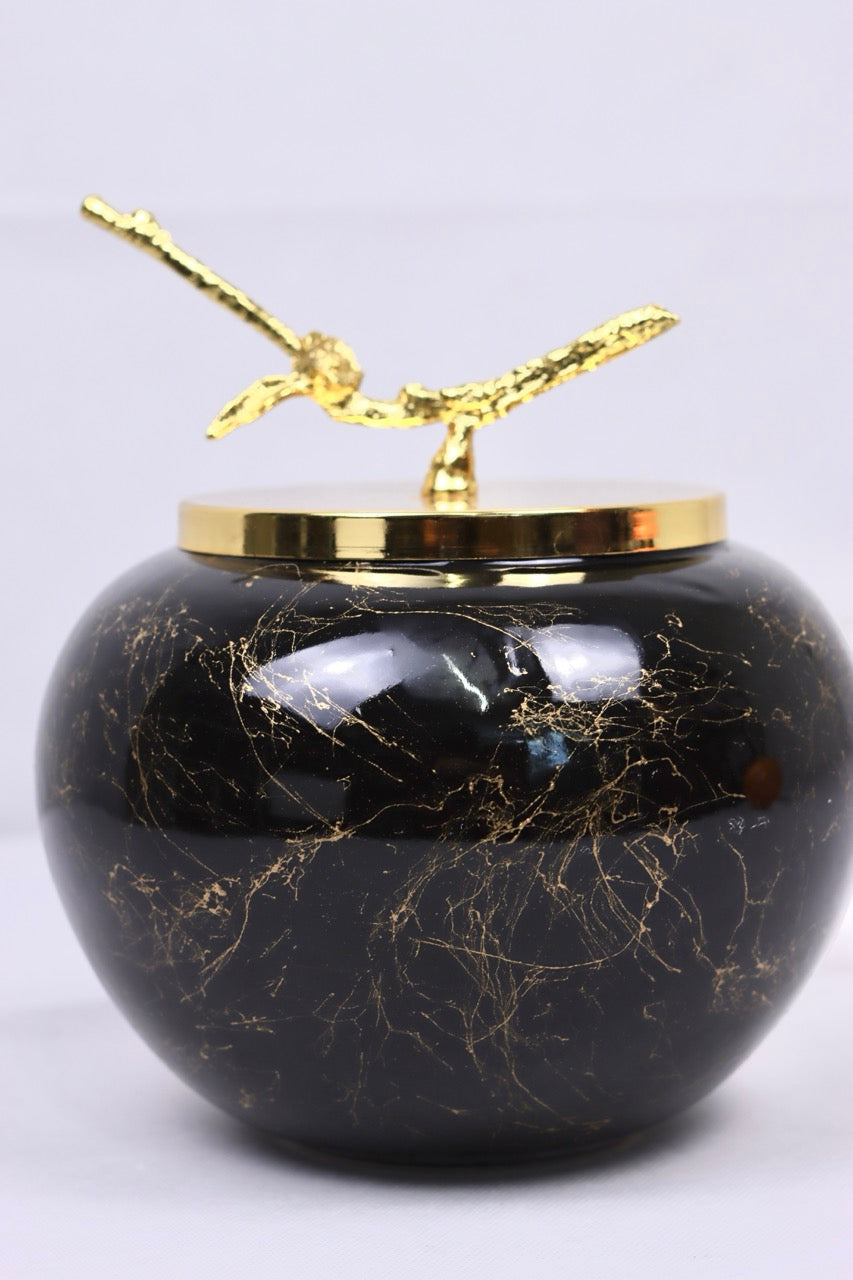 Golden Harmony - Black Marble