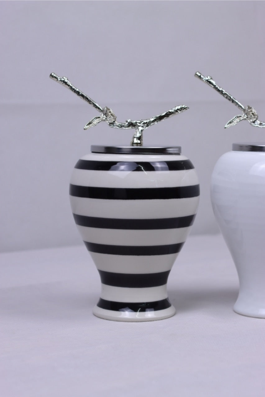 Golden Duo - Monochrome Glam Silberdeckel