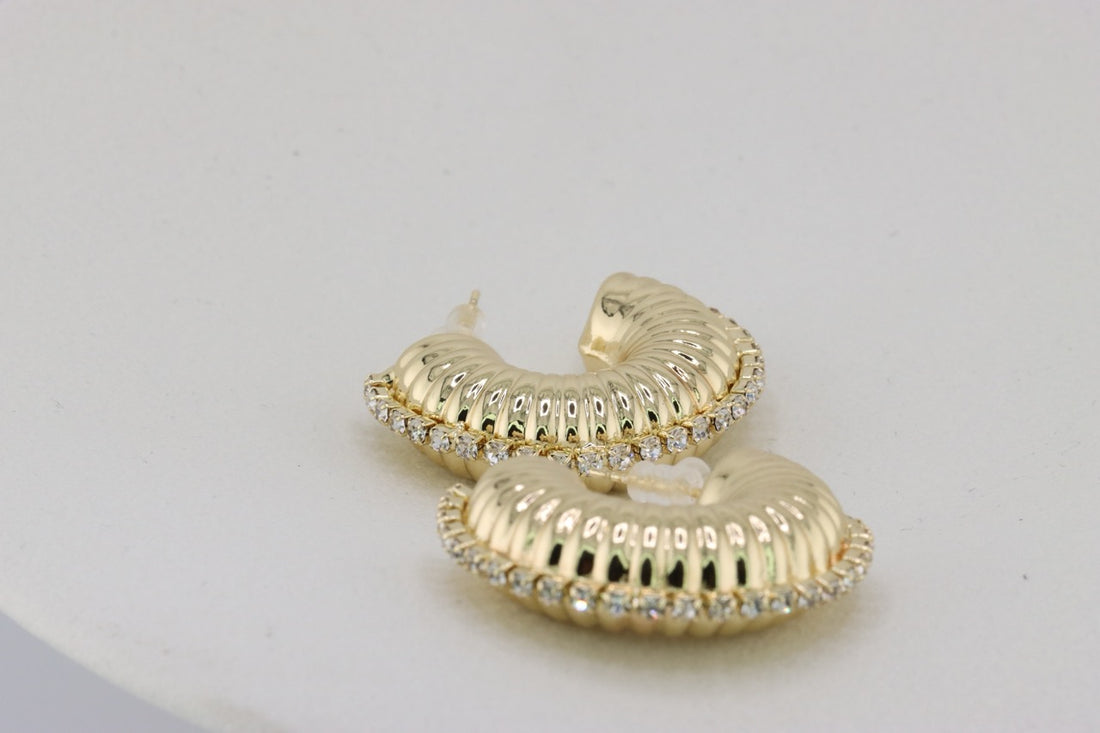 Radiant Elegance Hoops