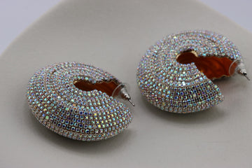 Radiant Crescent Hoops