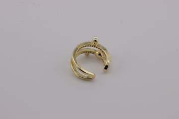 "Golden Pearls Ear Cuff"