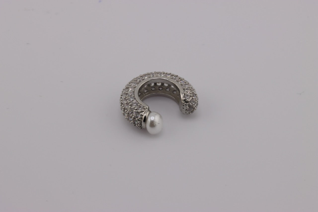 "Celestial Pearl Cuff silver"