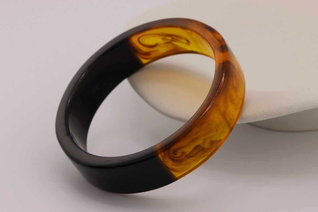 "Amber Noir Harmony Bracelet"