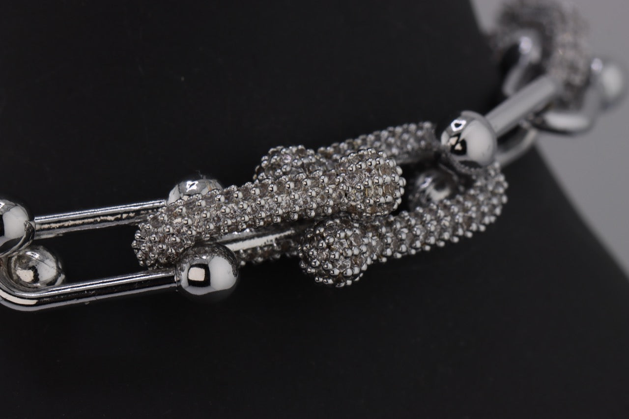 "Serena Silver Elegance Bracelet"