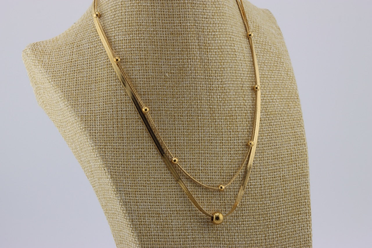 Golden Symphony Necklace