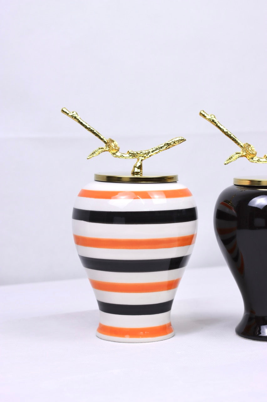 Golden Duo - Sunset & Onyx Golddeckel