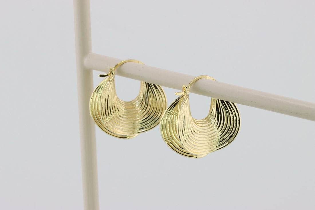 Golden Whirlwind Earrings