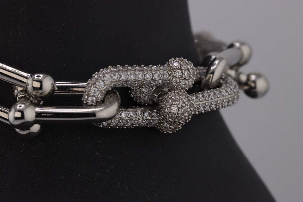 "Serena Silver Elegance Bracelet"