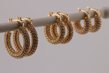 Radiant Elegance Hoops