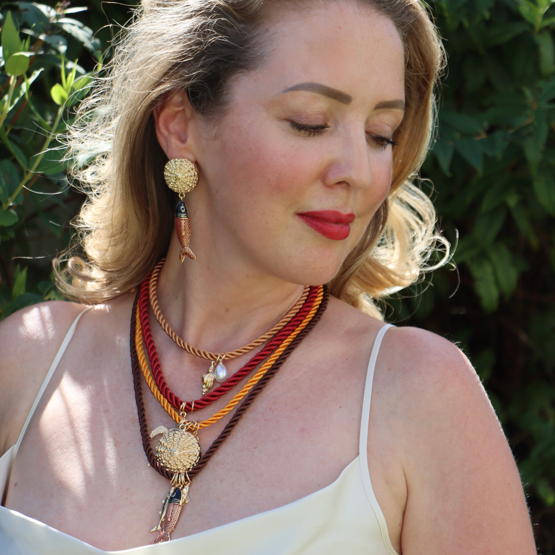 Marina Vibes Schmuckset - Bunte Kordeln und Maritime Charms