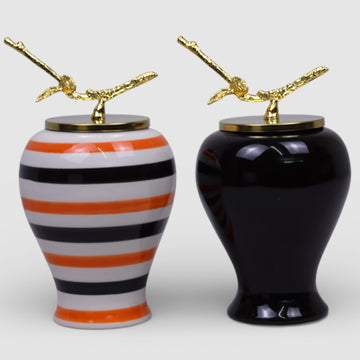 Golden Duo - Sunset &amp; Onyx gold lid