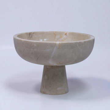 Solon Aurea - Schale aus beigem Marmor