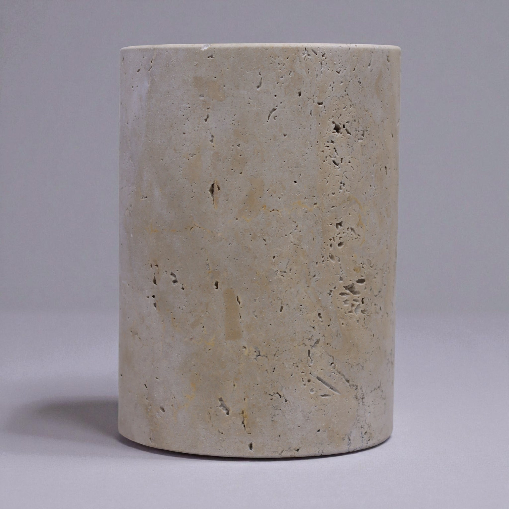 Mono - Behälter aus Travertin