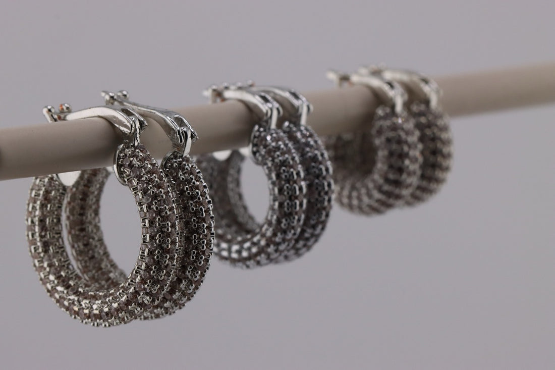 Radiant Elegance Hoops