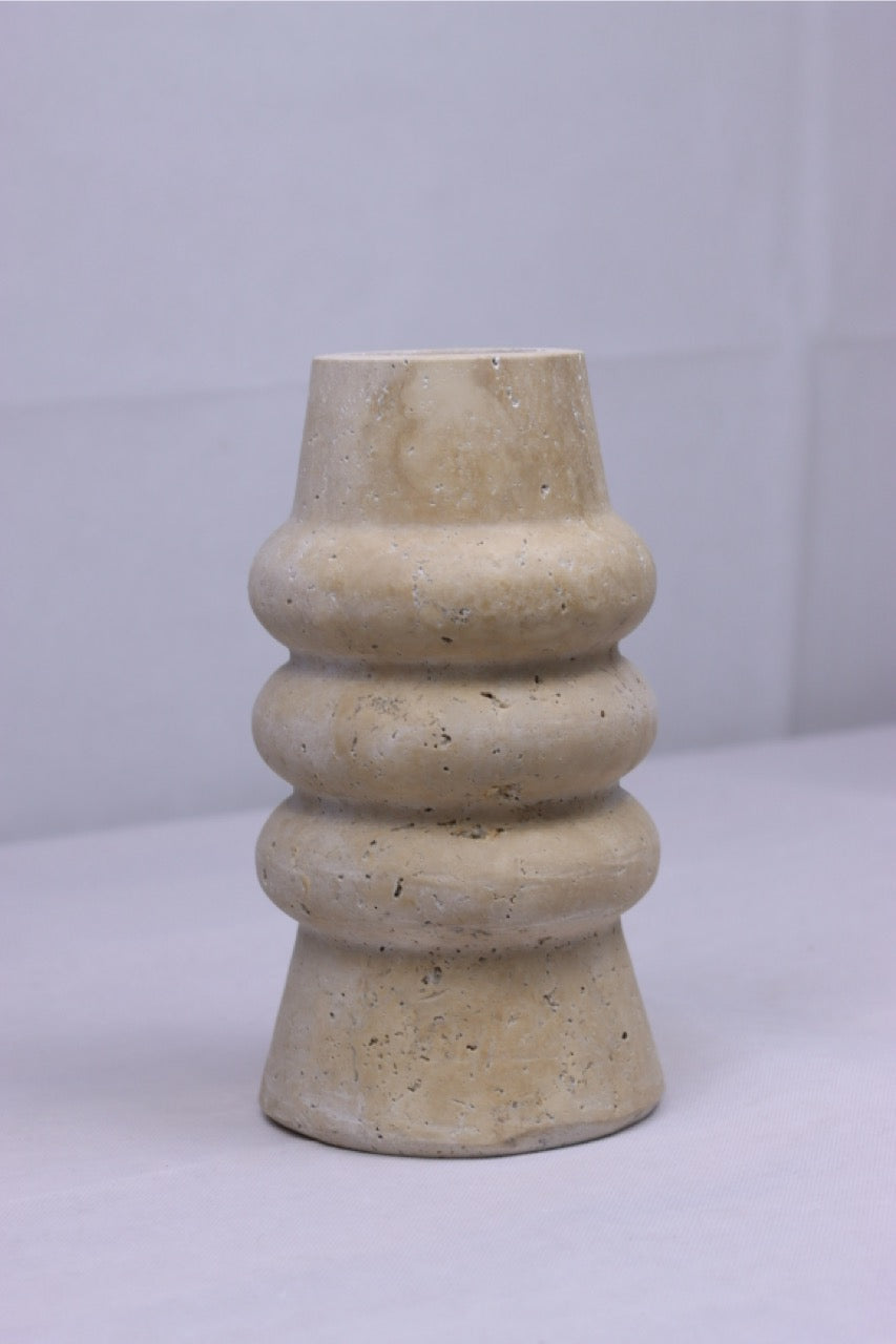 Travertine Vase Ribbo