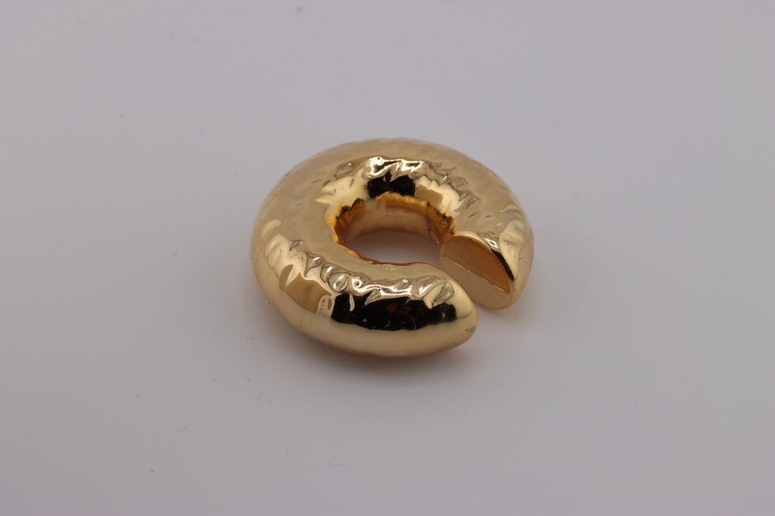 Molten Gold Hoop Ear Cuff