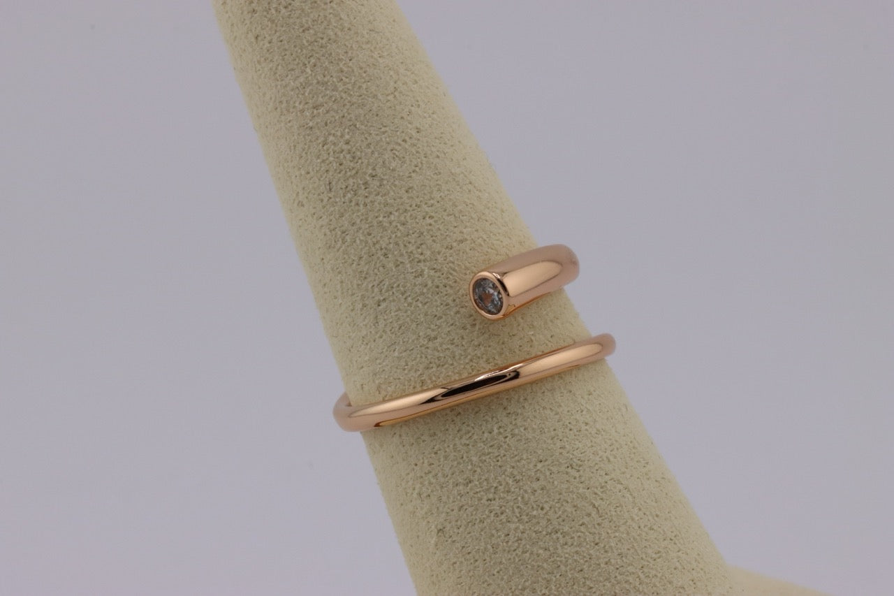 Solitaire Embrace Ring