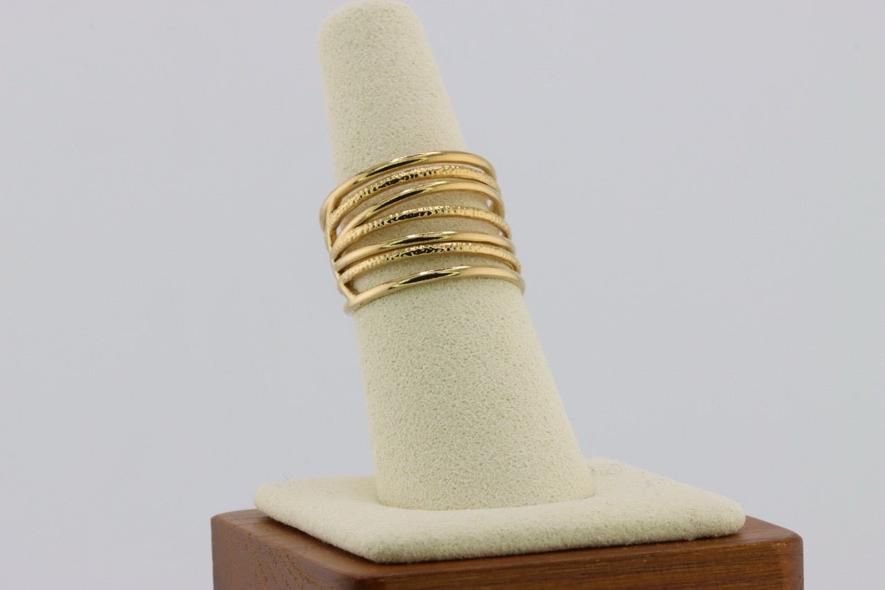 Golden Cleopatra Ring