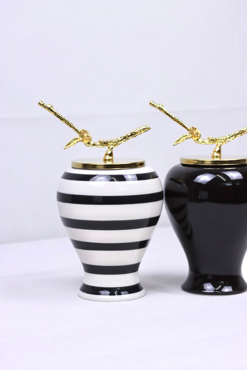 Golden Duo - Zebra Gold Lid