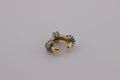 Sleek Gold Twisted Hoop Ear Cuff