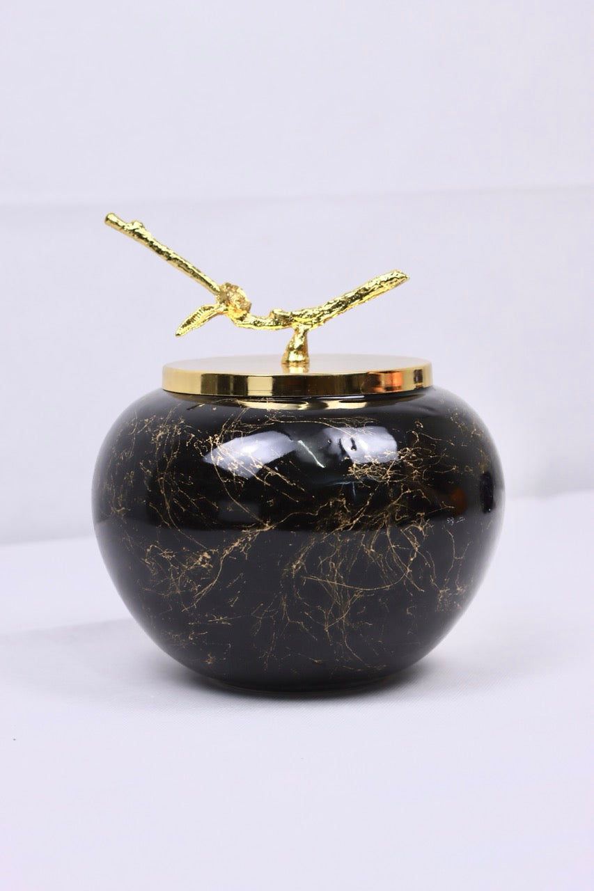 Golden Harmony - Black Marble