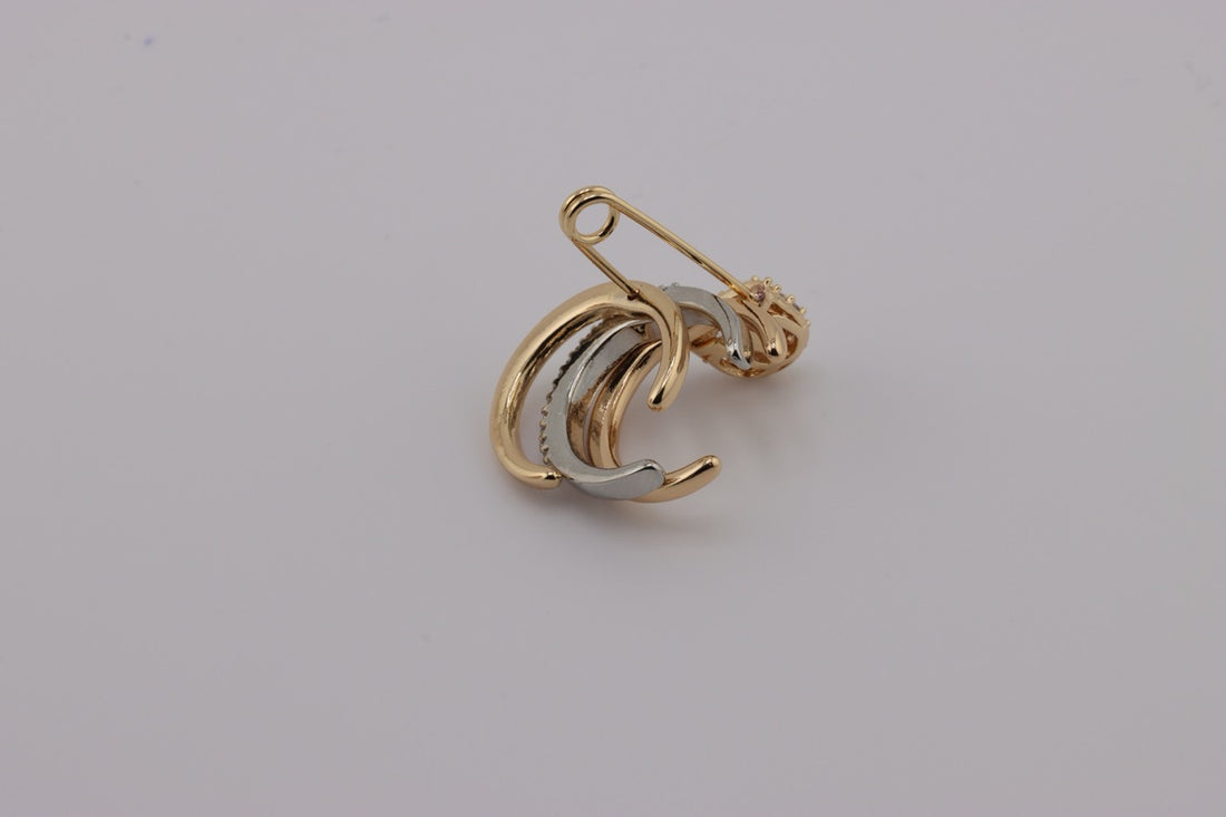"Triple Color Elegance Ear Cuff"