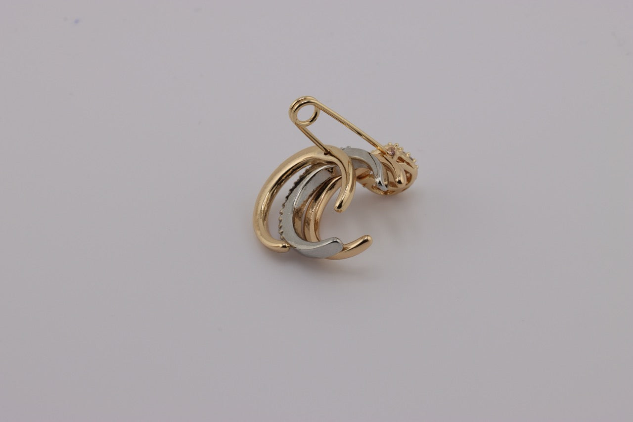 "Triple Color Elegance Ear Cuff"